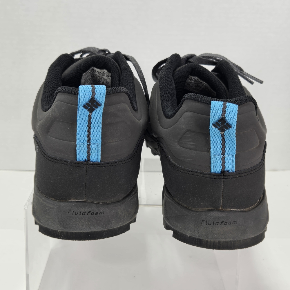 Columbia Flow District Gray Trail Hiking Sneaker with Blue Accents Men's Size 10 - Picture 2 of 13